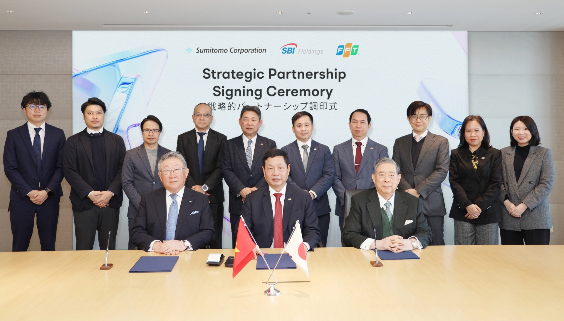 Sumitomo Corporation and SBI Holdings acquire stakes in FPT's AI Japan facility