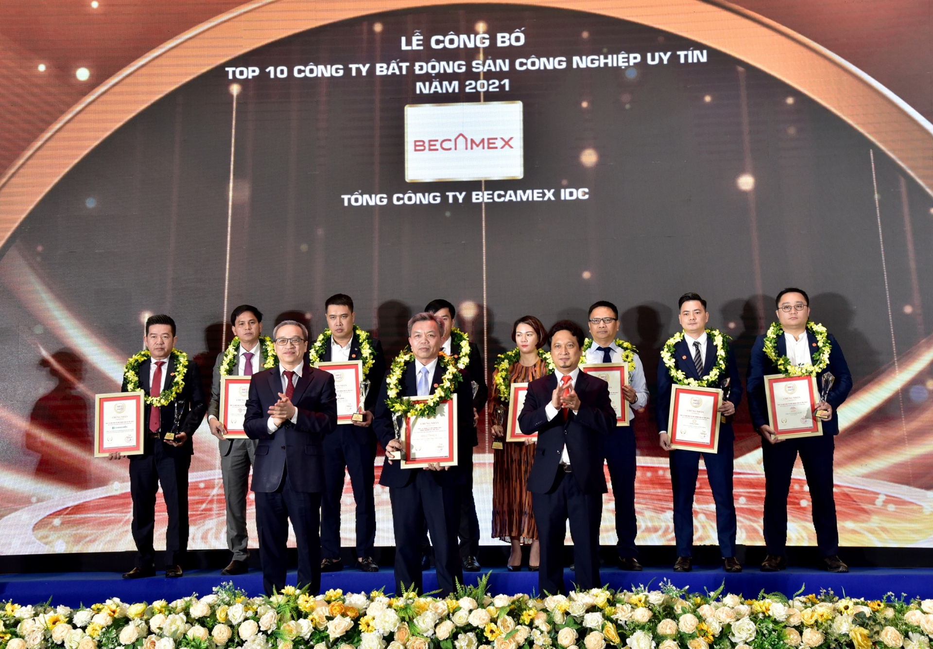 Becamex IDC recognised as Top 10 Prestigious Industrial Real Estate Companies