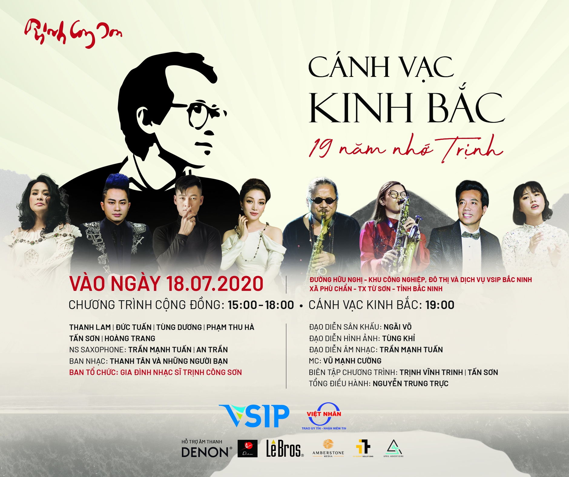 VSIP Bac Ninh to hold concert to commemorate Trinh Cong Son